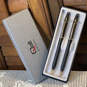 Vintage Quill Pen & Mechanical Pencil Set NOS